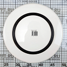 Купить Плоская тарелка Palm Outdoor PM922 ⌀254мм 24мм белая с чёрным основанием из тритана 7ft.ru в интернет магазине Семь Футов
