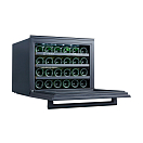 Купить Винный шкаф компрессорный встраиваемый в нишу Libhof Connoisseur CK-24 Black 590х566х448мм для 24 бутылок черный с белой подсветкой с угольным фильтром 7ft.ru в интернет магазине Семь Футов