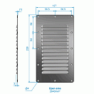 Купить Решетка вентиляционная из нержавеющей стали Roca 481410 127 x 228 мм 2640 мм² 7ft.ru в интернет магазине Семь Футов