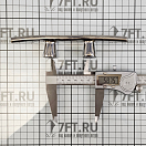 Купить Утка швартовная плоская Meiao 31418 180x32мм под шпильки Ø8мм  из нержавеющей стали AISI316 7ft.ru в интернет магазине Семь Футов