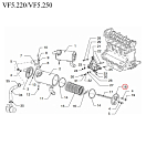 Купить Крышка теплообменника Vetus VFP01532 для двигателей VF4.140/VF4.170/VF5.220/VF5.250 7ft.ru в интернет магазине Семь Футов