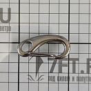 Купить Карабин с пружинным фиксатором CIM 2607-0105 Ø8x50мм из нержавеющей стали AISI316 7ft.ru в интернет магазине Семь Футов