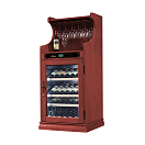 Купить Винный шкаф отдельностоящий с зоной сервировки Libhof Noblest NB-43 Red Wine 700х650х1460мм на 43 бутылки из американского дуба "красное вино" с белой подсветкой 7ft.ru в интернет магазине Семь Футов