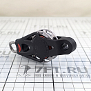 Купить Блок одношкивный с храповиком, обушком и гибкой петлей Dyneema Ronstan Orbit Blocks™ серия 40 RT RF46111 Ø40мм 175/500кг для троса Ø9мм из черного нейлона 7ft.ru в интернет магазине Семь Футов