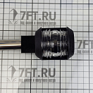 Купить Мачта откидная Compact 12В 5Вт 600мм из нержавеющей стали с топовым огнём 225° из чёрного пластика для судов до 20м, Osculati 11.127.01 7ft.ru в интернет магазине Семь Футов