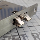 Купить Врезной замок правый 163x75x13мм квадрат 9мм без накладок и ручек антивибрационный из сатинированной хромированной латуни, Osculati 38.203.51DX 7ft.ru в интернет магазине Семь Футов