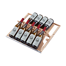 Купить Винный шкаф двухзонный отдельностоящий Libhof Sommelier SED-254 Silver 1190х695х1400мм на 254 бутылки серебристый с двумя дверцами 7ft.ru в интернет магазине Семь Футов