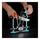 Купить Станок для заточки ножей Warthog Sharpeners 580083 V-Sharp A4 4 угла заточки 15°-20°-25°-30° стержни 325 грит корпус из голубого окрашенного металла 7ft.ru в интернет магазине Семь Футов
