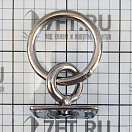 Купить Планка квадратная CIM 1029-0406 с поворотной проушиной и кольцом Ø6мм из нержавеющей стали 7ft.ru в интернет магазине Семь Футов