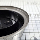 Купить Часы кварцевые судовые ANVI Termometros 32.0215 Ø120/95x40мм из полированной нержавеющей стали AISI 304L с арабскими цифрами 7ft.ru в интернет магазине Семь Футов