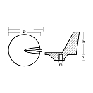 Купить Цинковый анод-триммер Tecnoseal 00804 Ø91x100x252мм для двигателей Mercury 50-140лс 7ft.ru в интернет магазине Семь Футов