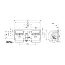 Купить Вентилятор радиальный сдвоенный Spal 006-B50-22 351х140х168мм 24В 15,9А 1200м3/ч 7ft.ru в интернет магазине Семь Футов