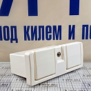 Купить Бардачок с замком и откидными подстаканниками 335x130x153мм из белого пластика, Osculati 20.021.50 7ft.ru в интернет магазине Семь Футов