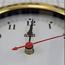 Купить Часы кварцевые судовые с арабским циферблатом Termometros ANVI 32.0386 Ø150/120мм 45мм из полированной латуни 7ft.ru в интернет магазине Семь Футов