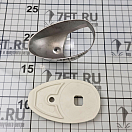 Купить Бортовые огни светодиодные Easterner C91106S-W красный/зелёный 112,5° 12В 1,2Вт 95х60мм видимость 2 мили в корпусе из нержавеющей стали с белой подкладкой 7ft.ru в интернет магазине Семь Футов