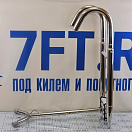 Купить Трап телескопический носовой Poseidon 040108GT 1365x275мм из зеркально-полированной нержавеющей стали AISI304 с 5-ю ступенями из серого пластика 7ft.ru в интернет магазине Семь Футов