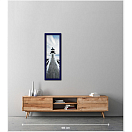 Купить Постер Маяк Маршалл-Пойнт "Marshall Point Light" Филиппа Плиссона Art Boat/OE 339.01.605B 33x95см в синей рамке 7ft.ru в интернет магазине Семь Футов