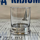 Купить Стакан для виски "Яхта" Nauticalia 2954 285мл 90мм с оловянным значком и оправой в подарочной упаковке 7ft.ru в интернет магазине Семь Футов