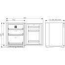 Купить Холодильник для медицинских препаратов Dometic HC 302D 9105204421 422 x 580 x 450 мм 22 л 7ft.ru в интернет магазине Семь Футов