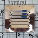 Купить Решетка вентиляционная из нержавеющей стали Marine Quality 21390 125 x 115 мм 7ft.ru в интернет магазине Семь Футов