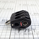 Купить Блок трехшкивный шарикоподшипниковый со скобой Ronstan Orbit Blocks™ серия 30 RF35302 Ø30мм 550/1100кг для троса Ø8мм из черного нейлона 7ft.ru в интернет магазине Семь Футов