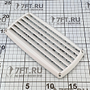 Купить Решетка вентиляционная/воздухозаборник 201x101мм из белого АБС-пластика, Osculati 53.273.91 7ft.ru в интернет магазине Семь Футов