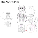 Купить Электродвигатель Max Power 312861 12 В для ПУ VIP 150 7ft.ru в интернет магазине Семь Футов