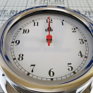 Купить Часы кварцевые судовые Termometros ANVI 32.0471 Ø150/120мм 45мм из хромированной полированной латуни 7ft.ru в интернет магазине Семь Футов