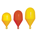 Купить Буй маркировочный из желтого жесткого пластика Nuova Rade 16428 660 х 400 мм 42,5 кг сферический с пеной 7ft.ru в интернет магазине Семь Футов