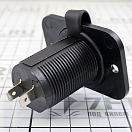 Купить Двойная розетка USB Easterner C3032 60x42,5x47,5мм 12В 3А чёрная для зарядки мобильных устройств 7ft.ru в интернет магазине Семь Футов