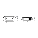 Купить Цинковый анод Tecnoseal 01402 62x25x14мм пластинчатый для двигателей Honda BF 2-15лс 7ft.ru в интернет магазине Семь Футов