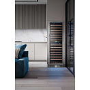Купить Винный шкаф двухзонный с демонстрационной полкой Libhof Sommelier SOD-160 Silver 595х680х1770мм на 160 бутылок серебристый встраиваемый/отдельностоящий 7ft.ru в интернет магазине Семь Футов