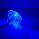 Купить Дежурный светильник Batsystem Steeplight хромированный корпус синий свет 12/24 В, Osculati 13.887.04 7ft.ru в интернет магазине Семь Футов