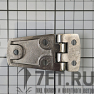 Купить Петля асимметричная Cim 0652-0126 75x38х5мм из зеркально-полированной нержавеющей стали AISI316 7ft.ru в интернет магазине Семь Футов