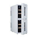 Купить Винный шкаф термоэлектрический двухзонный Libhof Amateur APD-12 White 254х514х731мм на 12 бутылок белый с белой подсветкой 7ft.ru в интернет магазине Семь Футов