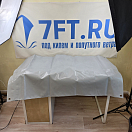 Купить Мягкий водяной бак Nuova Rade 31324 120л прямоугольный 740х1250мм для шлангов Ø12/38мм из серого износостойкого ПВХ 7ft.ru в интернет магазине Семь Футов