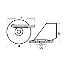 Купить Цинковый анод-триммер Tecnoseal 01201 Ø61x70x50мм для двигателей Suzuki DT 25-50лс 7ft.ru в интернет магазине Семь Футов