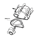 Купить Обтюратор лицевой для полнолицевой маски Space G.Diver OceanReef 001363 S/M черный 7ft.ru в интернет магазине Семь Футов