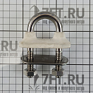 Купить Обушок U-образный Wichard 65352 Ø10x90мм 3600/7000кг из нержавеющей стали AISI316L с водонепроницаемой прокладкой 7ft.ru в интернет магазине Семь Футов