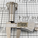 Купить Кингстон Vetus V-quipment QG05ME-22 под шланг Ø22мм 71мм резьба 3/4" из нержавеющей стали AISI316 7ft.ru в интернет магазине Семь Футов