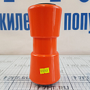 Купить Килевой ролик из оранжевого полиуретана со стальным сердечником 185x81мм отверстие Ø21мм, Osculati 02.029.43 7ft.ru в интернет магазине Семь Футов