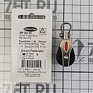 Купить Блок одношкивный Ronstan RF20100 шкив Ø20мм 250/550кг для троса Ø6мм шарикоподшипниковый с вертлюгом и скобой серебристый/чёрный 7ft.ru в интернет магазине Семь Футов