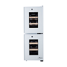Купить Винный шкаф термоэлектрический двухзонный Libhof Amateur APD-12 White 254х514х731мм на 12 бутылок белый с белой подсветкой 7ft.ru в интернет магазине Семь Футов