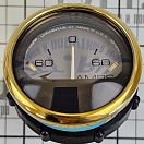 Купить Амперметр Faria Signature Gold Style 2" 14531-1 Ø52мм(2-1/16") 12В шкала 60-0-60А 10-180Ом серый циферблат с золотистым ободом из полированной нержавеющей стали 7ft.ru в интернет магазине Семь Футов