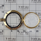 Купить Иллюминатор открывающийся Foresti & Suardi 8A.12.L 153 х 4 мм из полированной латуни 7ft.ru в интернет магазине Семь Футов