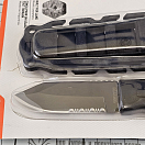 Купить Нож туристический Gear Aid Buri 62050 205мм длина лезвия 76мм чёрного цвета с быстросъёмными ножнами из нержавеющей стали 5Cr15 с титановым покрытием для судов, купить спасательное снаряжение в интернет-магазине 7ft.ru в интернет магазине Семь Футов