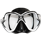 Купить Маска для плавания двухлинзовая для взрослых Mares X-Vision 411053 черный/черно-белый 7ft.ru в интернет магазине Семь Футов