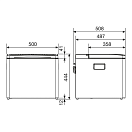 Купить Портативный абсорбционный холодильник Dometic CombiCool ACX 40 9105204285 500 x 444 x 508 мм 40 л 7ft.ru в интернет магазине Семь Футов
