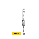 Купить Штурвал Vetus KW45 Ø450x48,5мм конический вал Ø19мм конусность 1:12 с ободом из красного дерева 7ft.ru в интернет магазине Семь Футов
