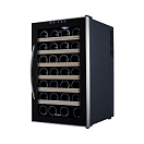 Купить Винный шкаф термоэлектрический Libhof Amateur AM-28 Black 430х510х726мм на 28 бутылок черный с белой подсветкой 7ft.ru в интернет магазине Семь Футов